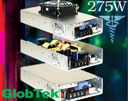 GT(M)P9150/250/275シリーズからの275Wまでの継続出力です。デザインは0.1増分で規制出力電圧範囲が3.3Vから48Vで遠隔操作も可能です。この高効率85%タイプの電源製品シリーズの特性は、オプショナルの上ぶた付きのアルミUチャンネル・ケース、150W対流冷却もしくは275Wまでの強制換気、アクティブPFCからIEC3000-3-2クラスA、国際入力対応:90-264Vac、低い波紋、クラスB EMIフィルターです。搭載保護材の特徴は、O.C.,... GT(M)P9150/250/275シリーズからの275Wまでの継続出力です。デザインは0.1増分で規制出力電圧範囲が3.3Vから48Vで遠隔操作も可能です。この高効率85%タイプの電源製品シリーズの特性は、オプショナルの上ぶた付きのアルミUチャンネル・ケース、150W対流冷却もしくは275Wまでの強制換気、アクティブPFCからIEC3000-3-2クラスA、国際入力対応:90-264Vac、低い波紋、クラスB EMIフィルターです。搭載保護材の特徴は、O.C.,...