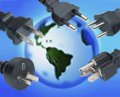 国際用取り外し可能な電源コードセット