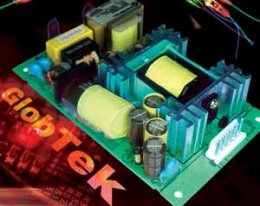 GlobTek社の６５ワットＰＦＣモデルシリーズ付オープンフレーム３×５シングル出力スイッチ電源製品